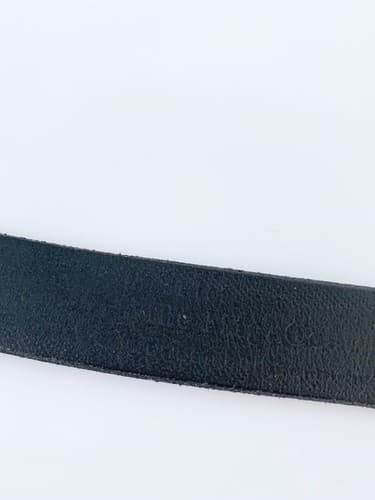 Vintage Men Black Belt 34 Handcrafted The Leather Company Genuine Rugged Surplus - Thumbnail 3