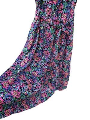 NWT Lilly Pulitzer Tamie Off-The-Shoulder Dress Feeling Fintastic Puffed Sleeves - Thumbnail 4