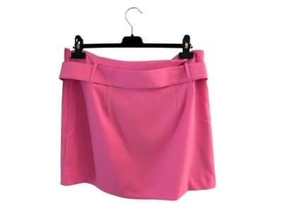 LARGE EXPRESS BUBBLEGUM PINK BELTED SKIRT TOP SET MODERN FASHION TRENDY GIRLYPOP - Thumbnail 5