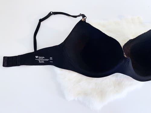 36D Black Wacoal Bra Bralette Fall Winter Glam Sexy Cheetah Leopard Lingerie - Thumbnail 3