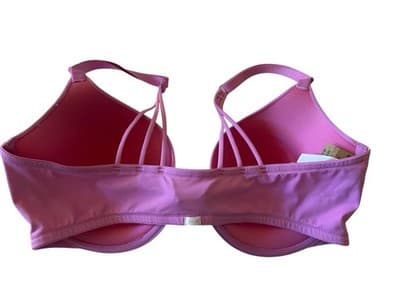 NWT VICTORIAS SECRET NEW PINK BRA 38DD WEAR EVERYWHERE PUSH UP SMOOTH CUP - Thumbnail 4