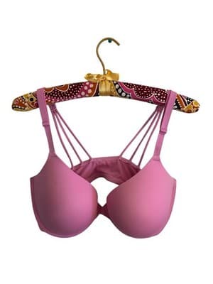 NWT VICTORIAS SECRET NEW PINK BRA 38DD WEAR EVERYWHERE PUSH UP SMOOTH CUP - Thumbnail 3