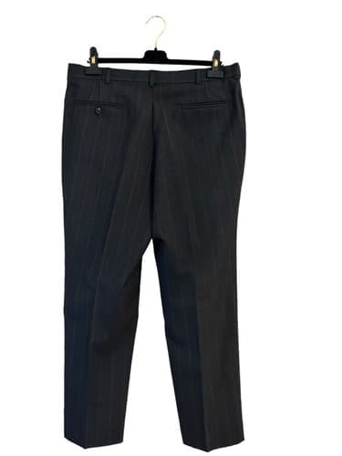 44R Towncraft Men’s Suit Dark Gray With Blue & Burgundy Pinstripe 2 Piece Pants - Thumbnail 10