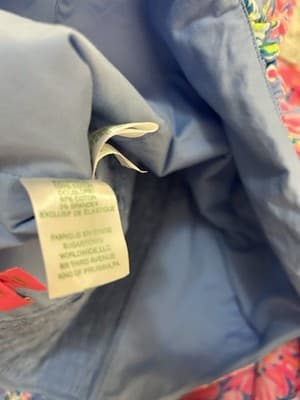 Lilly Pulitzer Mayslie Ruffle Top Mini Skirt Set 6 Blue Peri Sunrise Women’s - Thumbnail 4