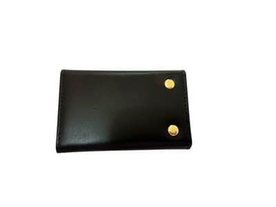 Vintage Navy Blue Genuine Leather BUXTON KEY CASE Holder Keychain Pouch 1980’s - Thumbnail 5