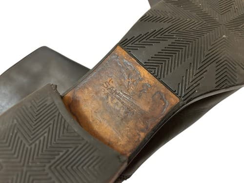 Vintage Santana Canada Black Genuine Leather Slouch Boots 7.5 Y2K Grunge Mod - Thumbnail 8
