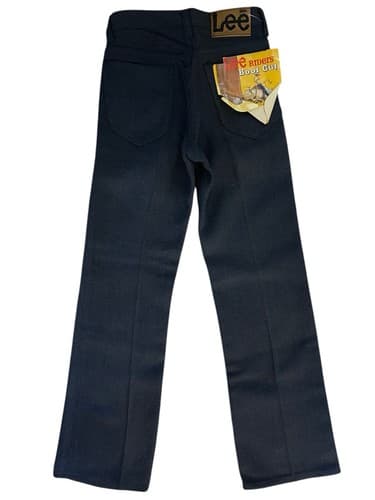 Vintage RARE LEE Riders Boot Cut Denim Blue Jeans Deadstock Women 27” NOS Unisex - Thumbnail 16