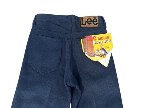 Vintage RARE LEE Riders Boot Cut Denim Blue Jeans Deadstock Women 27” NOS Unisex - Thumbnail 11
