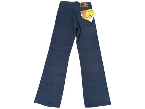 Vintage RARE LEE Riders Boot Cut Denim Blue Jeans Deadstock Women 27” NOS Unisex - Thumbnail 12