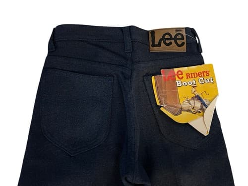 Vintage RARE LEE Riders Boot Cut Denim Blue Jeans Deadstock Women 27” NOS Unisex - Thumbnail 15