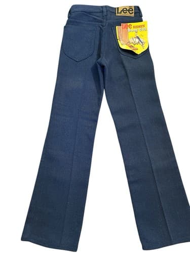 Vintage RARE LEE Riders Boot Cut Denim Blue Jeans Deadstock Women 27” NOS Unisex - Thumbnail 3