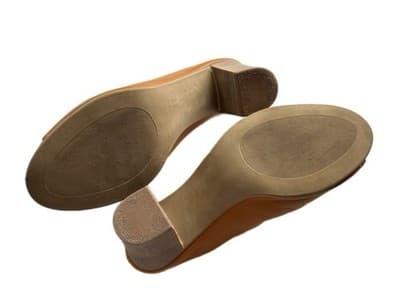 Size 10 Camel Colored Bella Vita Genuine Leather Mules Shoes Tan Slides Brown - Thumbnail 6