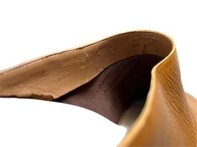 Size 10 Camel Colored Bella Vita Genuine Leather Mules Shoes Tan Slides Brown - Thumbnail 5