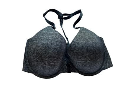 32DD Racerback Semi Demi Victorias Secret Black Bra Lingerie Logo Strap - Thumbnail 6