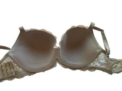 34DDD Lined Demi Victorias Secret Beige Nude Bra Dream Angels Free Shipping - Thumbnail 5