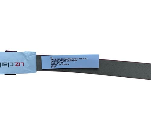 Liz Claiborne Red Skinny Belt NWT Medium Retro Classy Rockabilly Old Money - Thumbnail 2