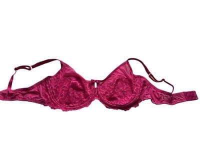 42C Frederick’s Of Hollywood Pink Lace Bra Lingerie - Thumbnail 6