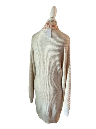 American Eagle Sweater Dress NWT Large Fall Winter Cream Beige Slouch $60 - Thumbnail 8