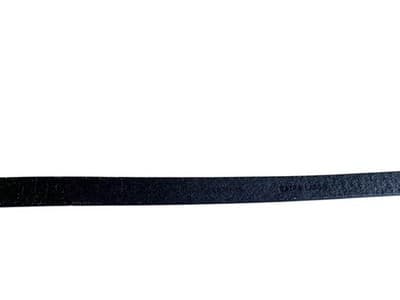 Vintage DKNY Black Belt Y2K Grunge Slouch Silver Logo Modern - Thumbnail 8