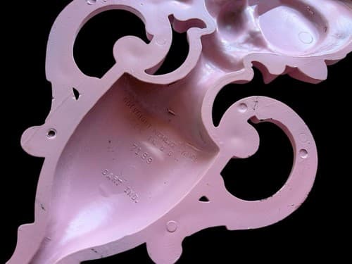 Vintage Pink Kitchen Wall Hanging English Cottage Core Fruits Flower Home Decor - Thumbnail 4
