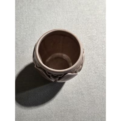 Vintage Rookwood Pottery Lotus Leaf Vase Shape 2090 Factory Second As Is 4.5" - Thumbnail 2