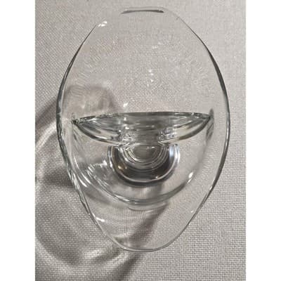 Vintage Web Sterling Silver Hollow Base Divided Glass Candy Dish - Thumbnail 3
