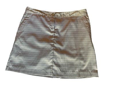Size 4 Set Of Izod Golf Stretch Skorts Skirt Navy And Tan Preppy Shorts - Thumbnail 2