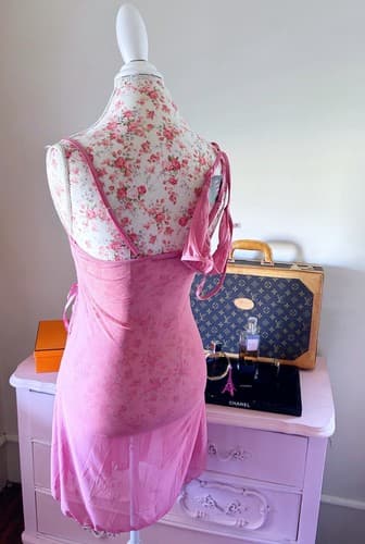 Small Avid Love Nighty Nightgown Lingerie Sleep Wear Panty Matching Set NWT - Thumbnail 5
