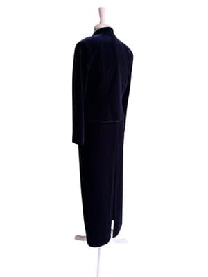 Adriana Papell Velvet Dress & Jacket Set Suit Christmas Evening Maxi Sequin Bead - Thumbnail 8