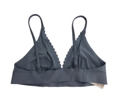 Medium Victorias Secret Bra Bralette Scalloped Trim Triangle Modern Lingerie - Thumbnail 2