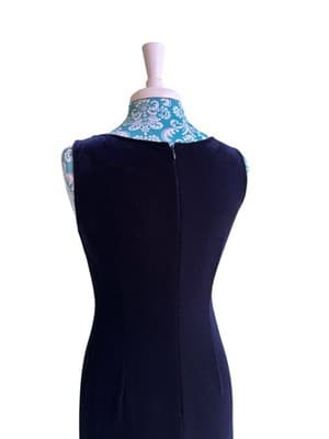 Adriana Papell Velvet Dress & Jacket Set Suit Christmas Evening Maxi Sequin Bead - Thumbnail 2