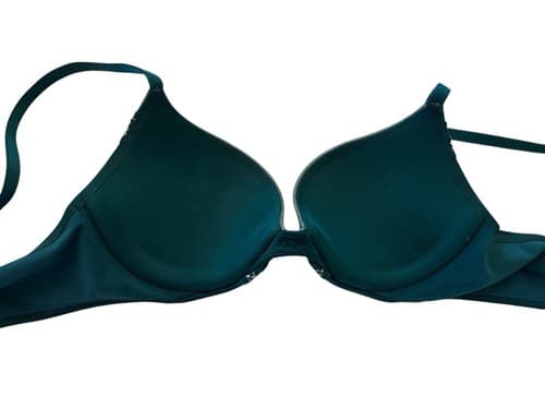 Victorias Secret Bra Very Sexy 32B Teal Lingerie Green Push Up - Thumbnail 5