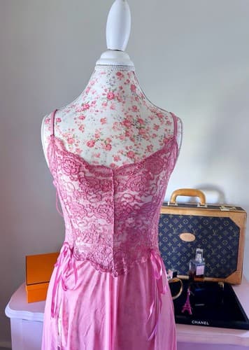Small Avid Love Nighty Nightgown Lingerie Sleep Wear Panty Matching Set NWT - Thumbnail 2