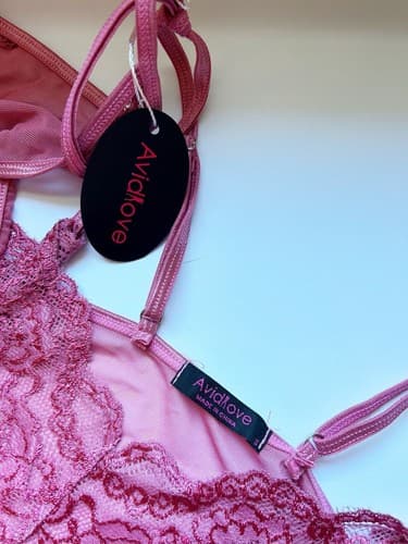 Small Avid Love Nighty Nightgown Lingerie Sleep Wear Panty Matching Set NWT - Thumbnail 4