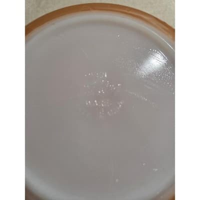 Vintage Fire-King Peach Lustre Laurel Glass Dinnerware Set 17 Pc Service 4 - Thumbnail 9