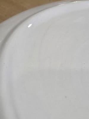 Vintage 1950s Stetson China Ring of Blue Flowers Oval Serving Platter - Thumbnail 2