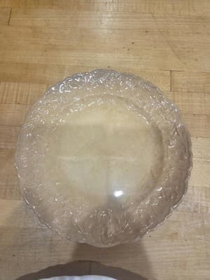 Vintage Pope Gosser Rose Point China Plates Platter Lot AS IS Crazed - Thumbnail 4