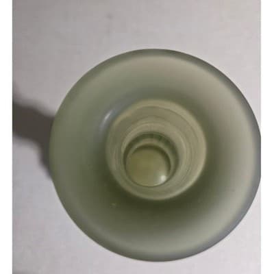 Vtg Imperial Glass Verde Green Harvest Grape Decanter Set 6 Cordial Glasses MCM - Thumbnail 3