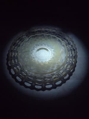 RARE FENTON 1933 Open Edge French Opalescent Chop Plate Ice Blue - Thumbnail 5
