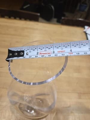Lenox Tuscany Classics Pierced Crystal Pitcher Clear Donut Hole Decanter 12" - Thumbnail 9