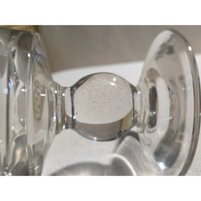 Simon Pearce Hartland Style Handblown Pedestal Compote Bowl 7" Manganese Glow - Thumbnail 6
