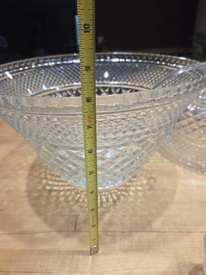 Vintage Anchor Hocking Wexford Glass Punch Bowl Set 18 Cups Hooks Ladle Base - Thumbnail 7