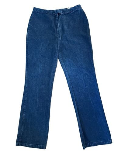Vintage Y2K J Crew High Waisted Jeans Great Flattering Fit Waist 32” Dark Wash - Thumbnail 7