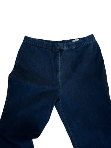Vintage Y2K J Crew High Waisted Jeans Great Flattering Fit Waist 32” Dark Wash - Thumbnail 9