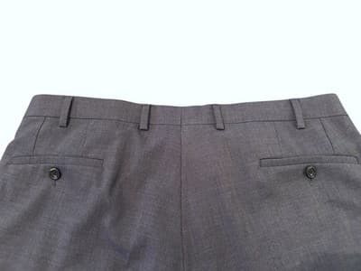 36x30 Men’s RALPH LAUREN Gray Modern Fit Slacks Tapered Leg Pants Flat Front - Thumbnail 10