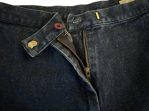 Vintage Y2K J Crew High Waisted Jeans Great Flattering Fit Waist 32” Dark Wash - Thumbnail 8