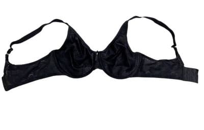 38D Black Floral Lace Wacoal Bra VOLUP LINGERIE Coquette Sexy - Thumbnail 5