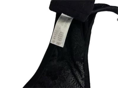 38D Black Floral Lace Wacoal Bra VOLUP LINGERIE Coquette Sexy - Thumbnail 4