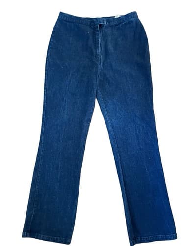 Vintage Y2K J Crew High Waisted Jeans Great Flattering Fit Waist 32” Dark Wash - Thumbnail 6