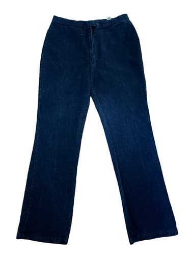 Vintage Y2K J Crew High Waisted Jeans Great Flattering Fit Waist 32” Dark Wash - Thumbnail 2